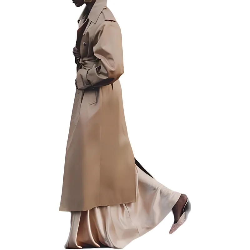 SAINT LAURENT Cotton Trench Coat-3