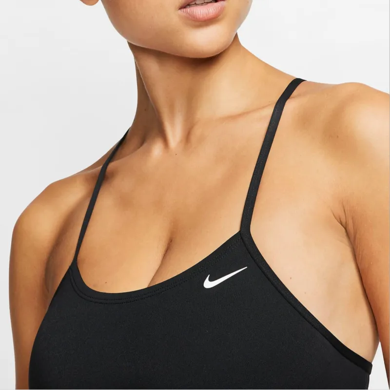 Nike Women's Lace-Up Tie-Back One-Piece Swimsuit One-piece Swimsuit Women's Black-2