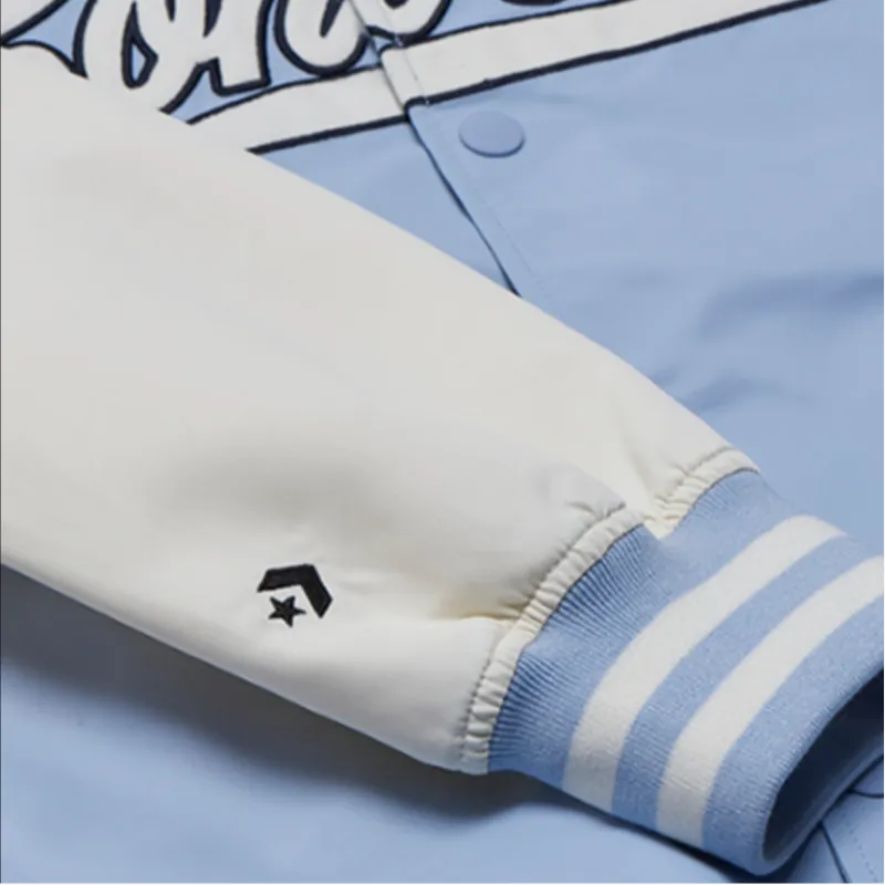 Converse Baseball Jacket Unisex Light Blue-5