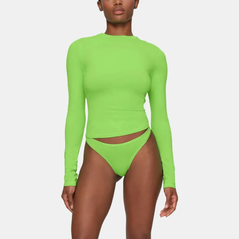 SKIMS T-Shirt Women's NEON GREEN/NEON GREEN-1