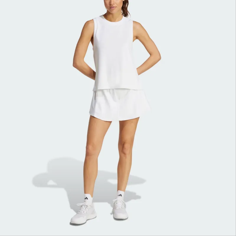 Adidas Free Shipping With AdiClub Tennis Climacool+ Match Tank Top-2