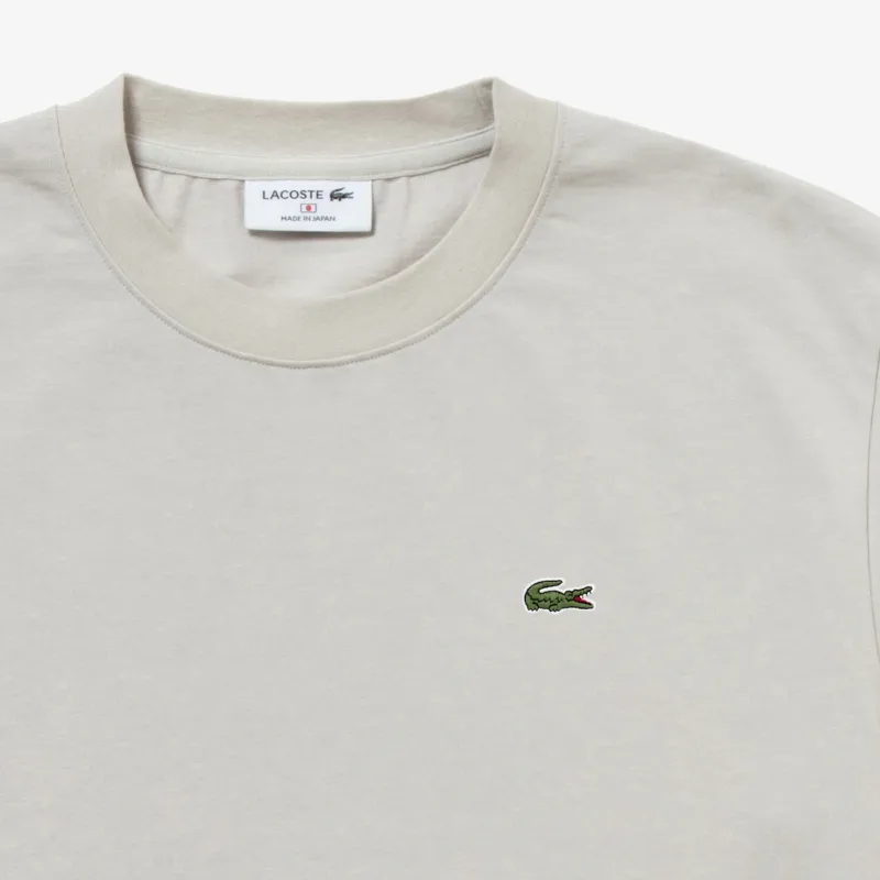 LACOSTE T Shirt Unisex Gray Beige-2