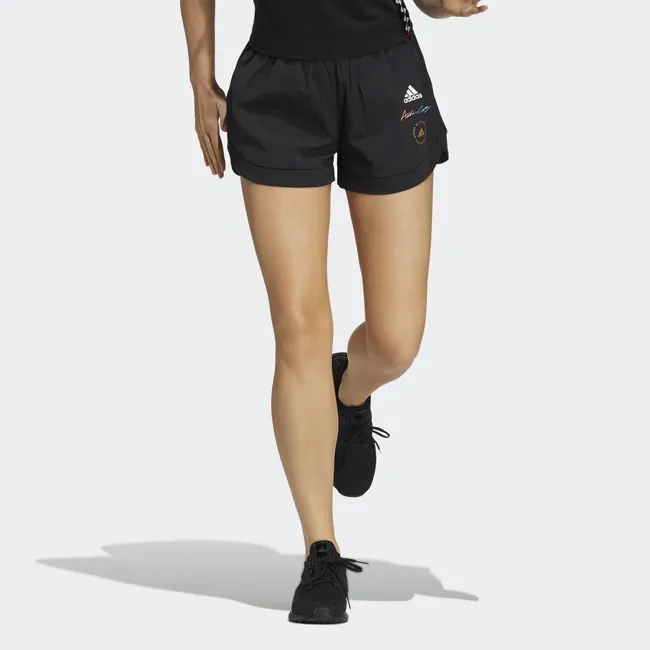 Adidas Casual Shorts Women's Black-3