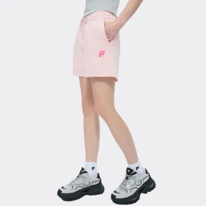FILA FUSION FOBFUSION LIFE Casual Shorts Women's Orange Gray Pink-4