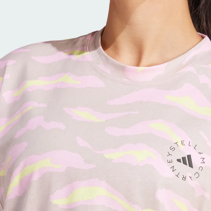 adidas By Stella McCartney Graphic-print Organic Cotton T-shirt-4