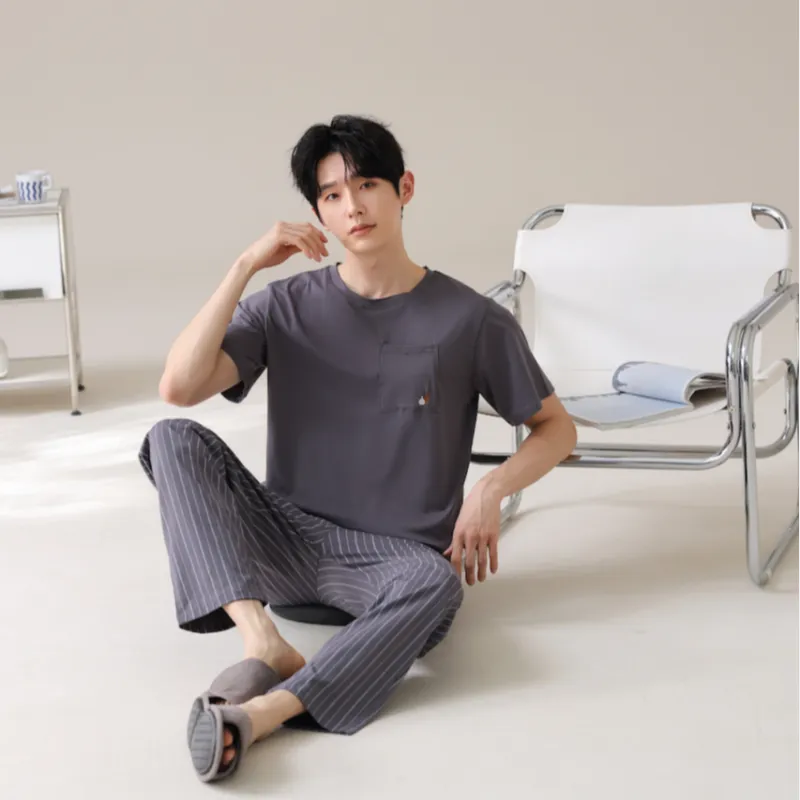 HUADAOJI Men Pajama Sets-1