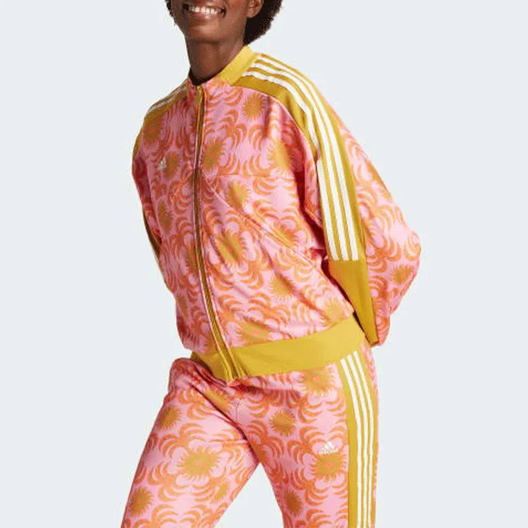 Adidas Jackets Coats Women's Half Pink/Half Sunrise Orange-1