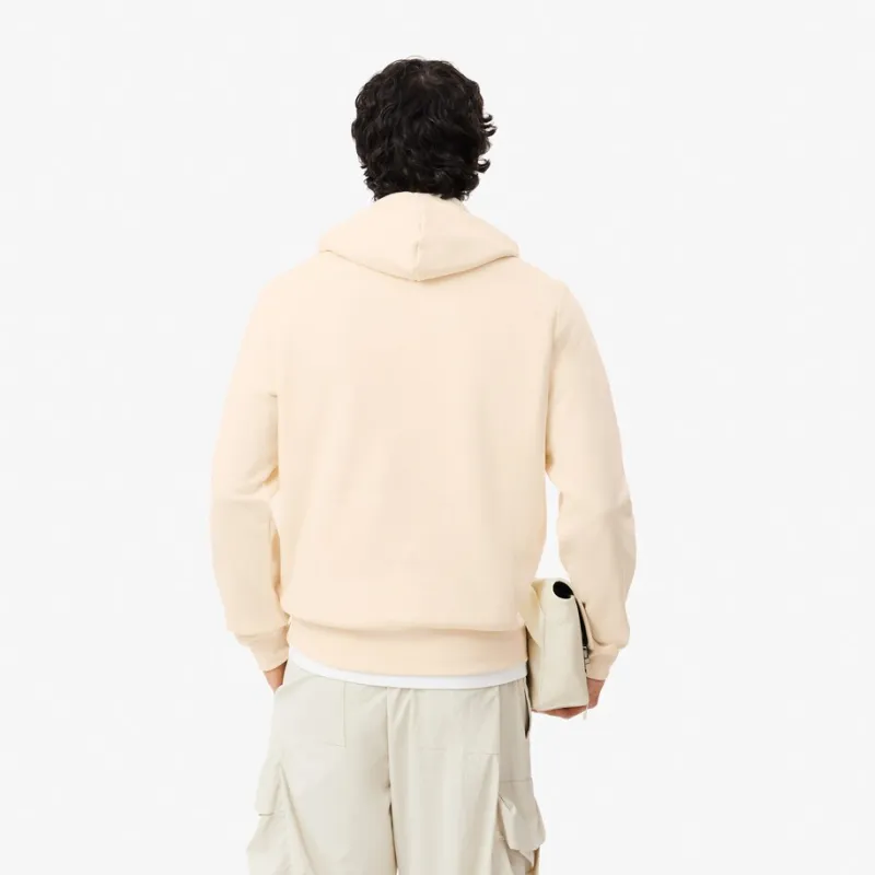 LACOSTE Logo Embroidered Drawstring Hoodie-1