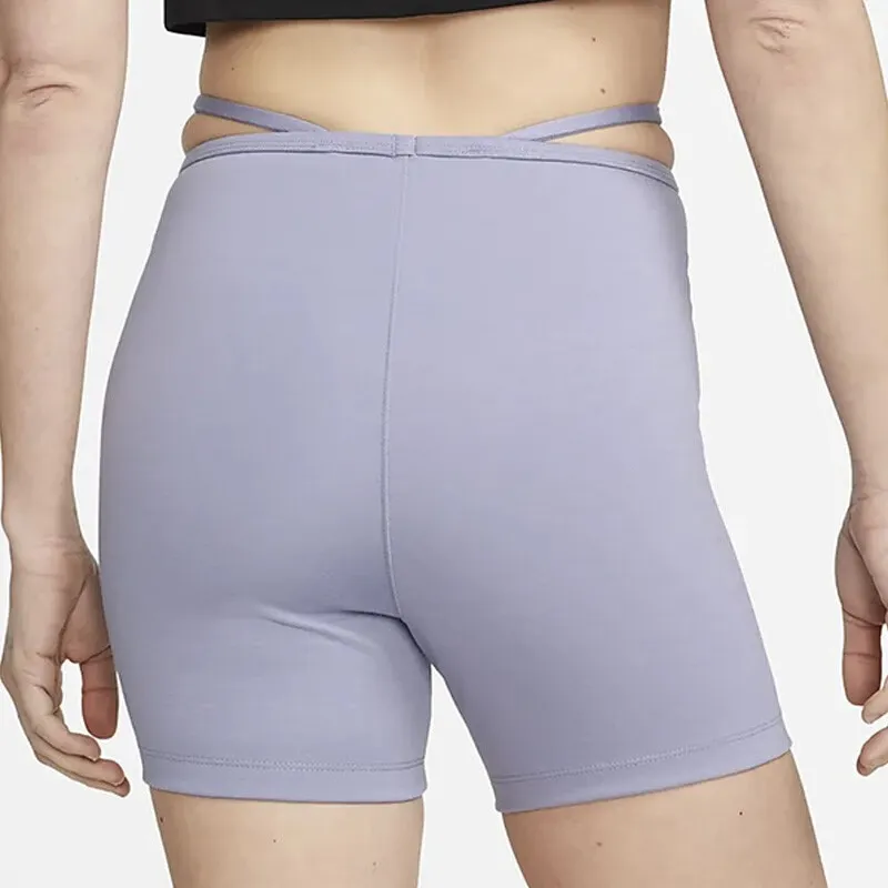 Nike Sports Shorts Women's Mist Gray Blue-2