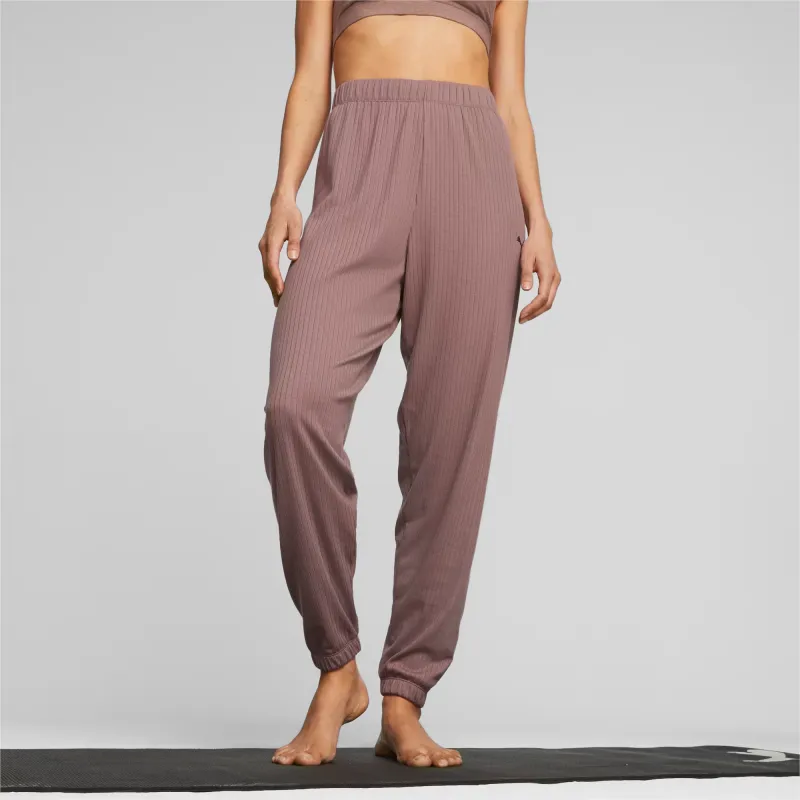 PUMA X NOAH SS23 Co-branded Series Knitted Sweatpants Women's Pink-2