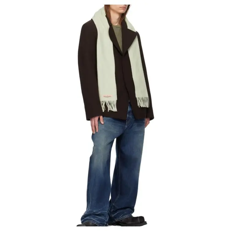 Acne Studios Fringed Wool Scarf-4