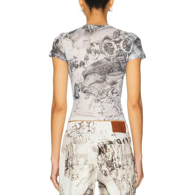 Miaou T Shirts Women's Gray-1