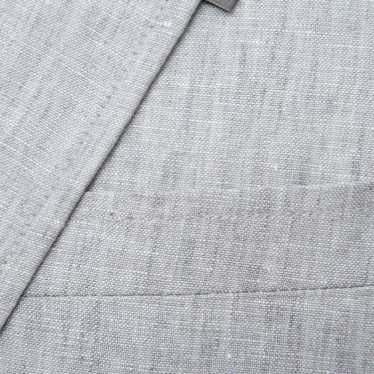 Burberry Business Suits Men Light Gray-2