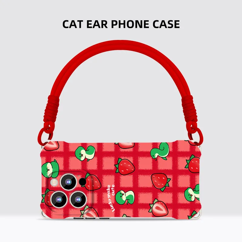 Sen Dog Silicone Material Cute Portable Phone Cases Compatible With IPhone 16 Pro Max/Pro/Plus/15/14/13-3