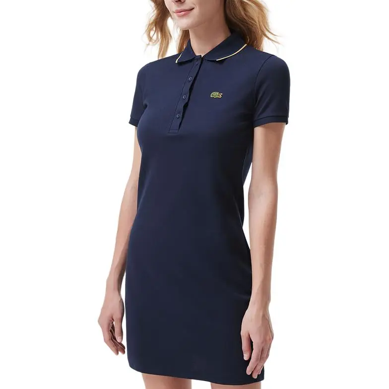 LACOSTE SS22 Dress Women's Navy Blue-2