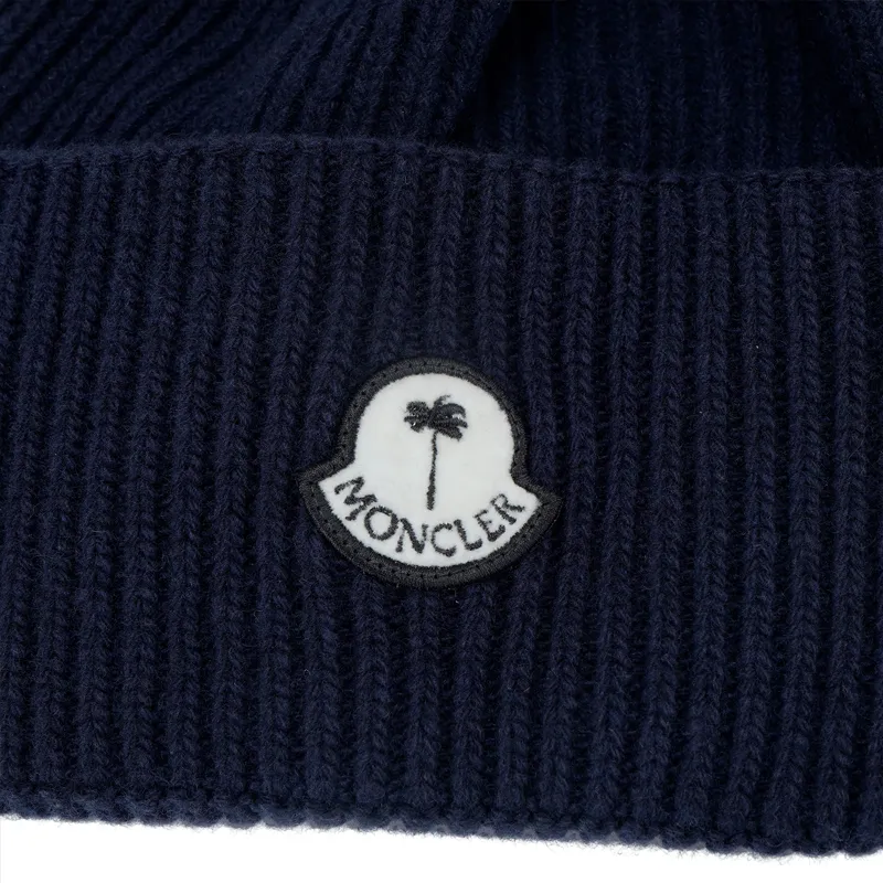 Moncler Beanies Men Dark Blue-4