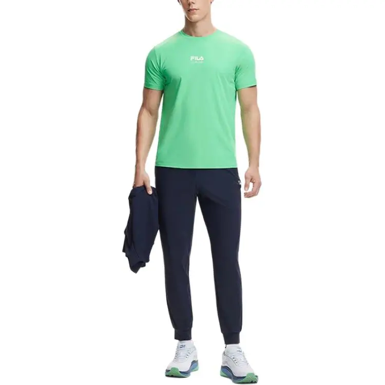 FILA Fitness Knitted Sweatpants Men's RD Royal Blue-5