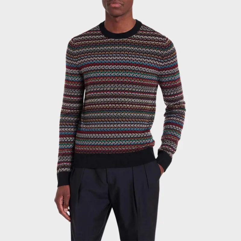 Paul Smith Pattern intarsia Knitted Jumper-1