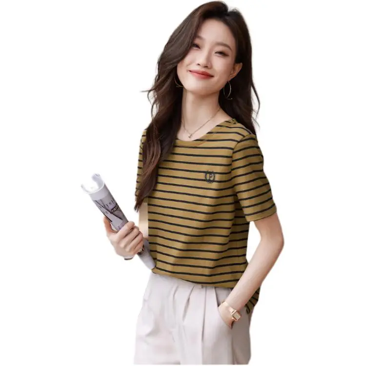 Mo Han Yi Mei T Shirt Women's Yellow-1