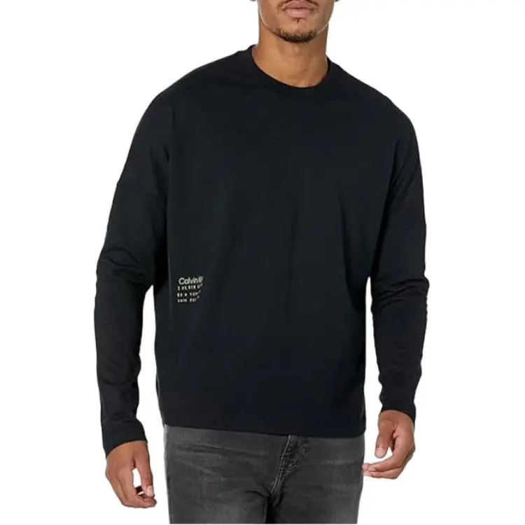 CALVIN KLEIN T Shirt Unisex Space Black-3