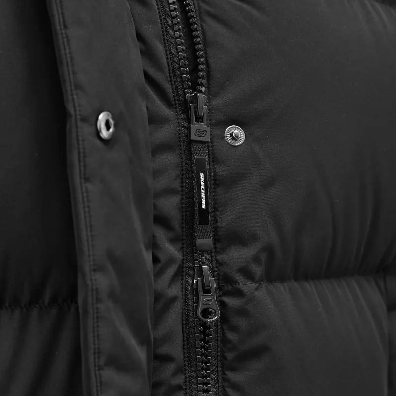 Skechers Mountain And Wild Outdoor Series Down Jacket Women's Carbon Black-5