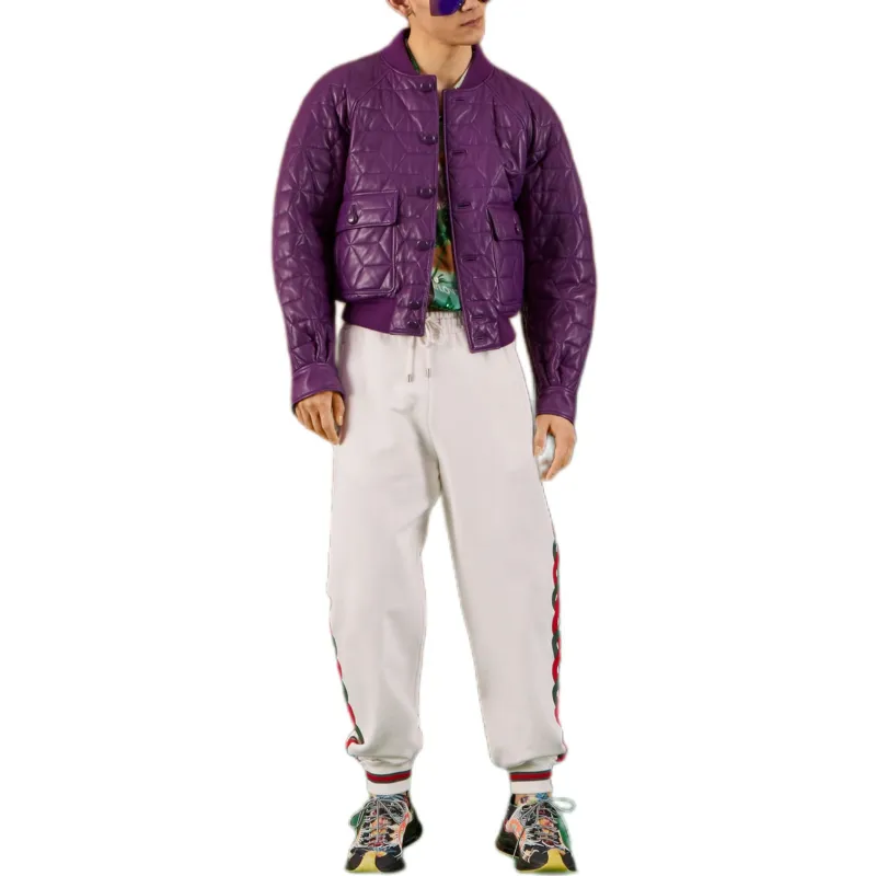 GUCCI Love Parade SS22 Knitted Sports Pants Men's White-1