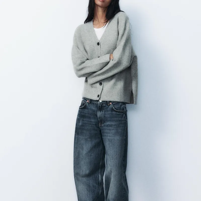 ZARA Sweaters Women's Gray-3