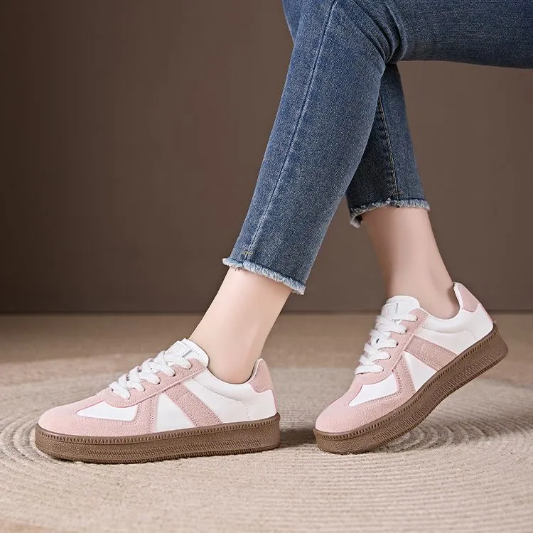La Chapelle Anti-Slip Wear-Resistant Low-Top Skateboard Shoes Women's-19