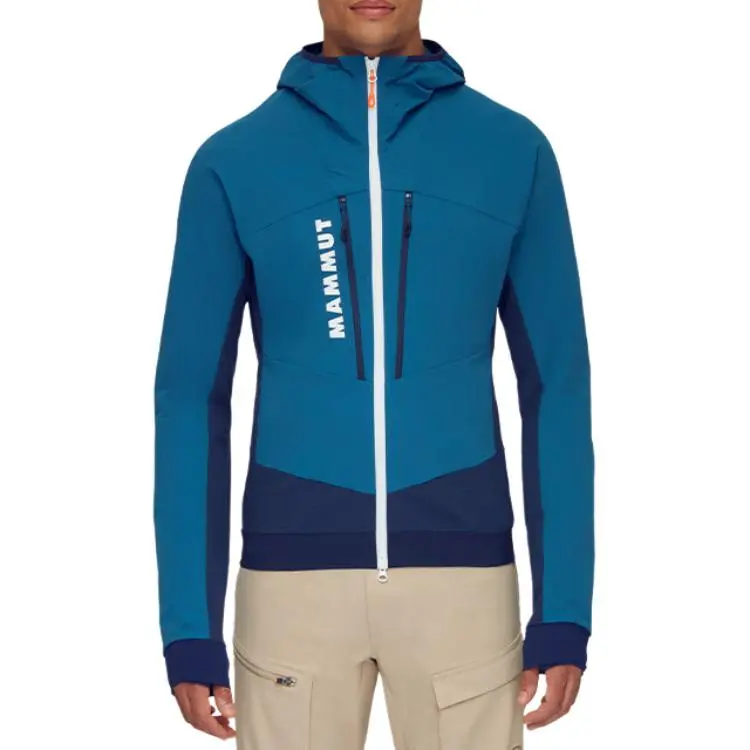 MAMMUT Aenergy Series Jackets Coats Unisex Deep Sea Blue Color With Free Necklace-2