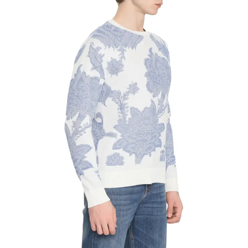 ETRO Floral Jacquard Crewneck Jumper-3