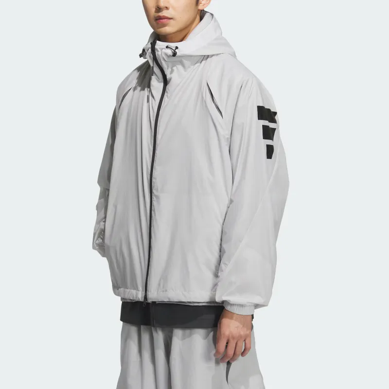 Adidas FOS FUTURE STYLE WOVEN Jackets Coats Men's Light Gray-1