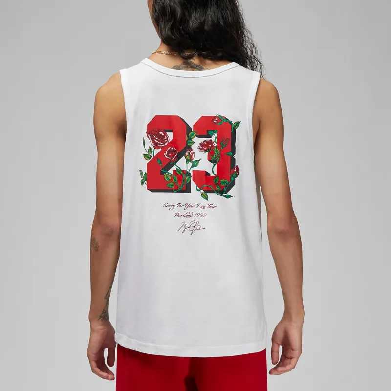 Jordan Basketball Jersey Men's White-3