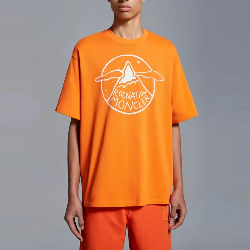 Moncler X Roc Nation By Jay Z Logo Motif T Shirt-1