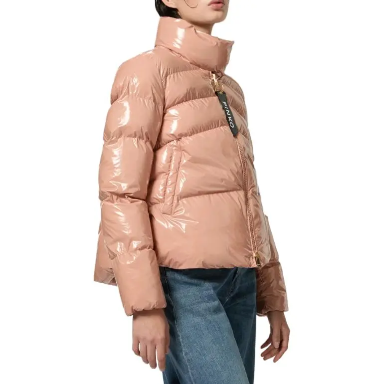PINKO High Neck Padded Pea Jacket-4