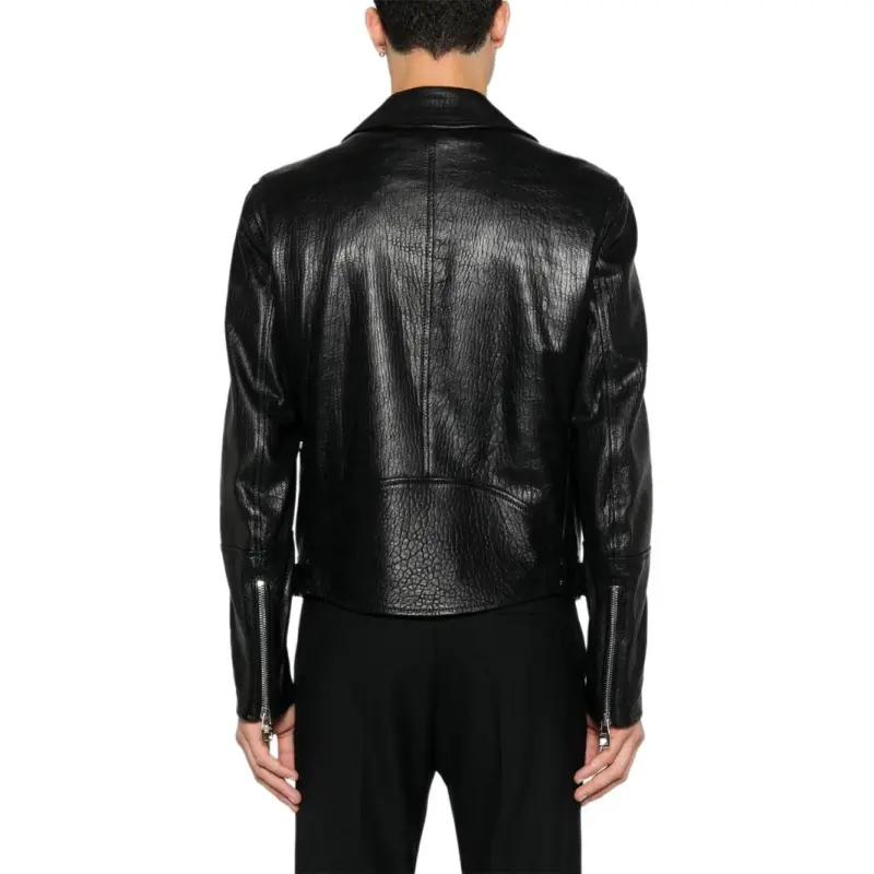 Alexander McQueen Zip Up Biker Jacket-5