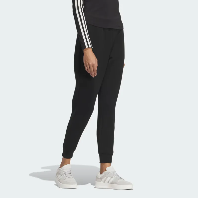 Adidas LOGO DK PNT Knitted Sports Pants Women's Black-3