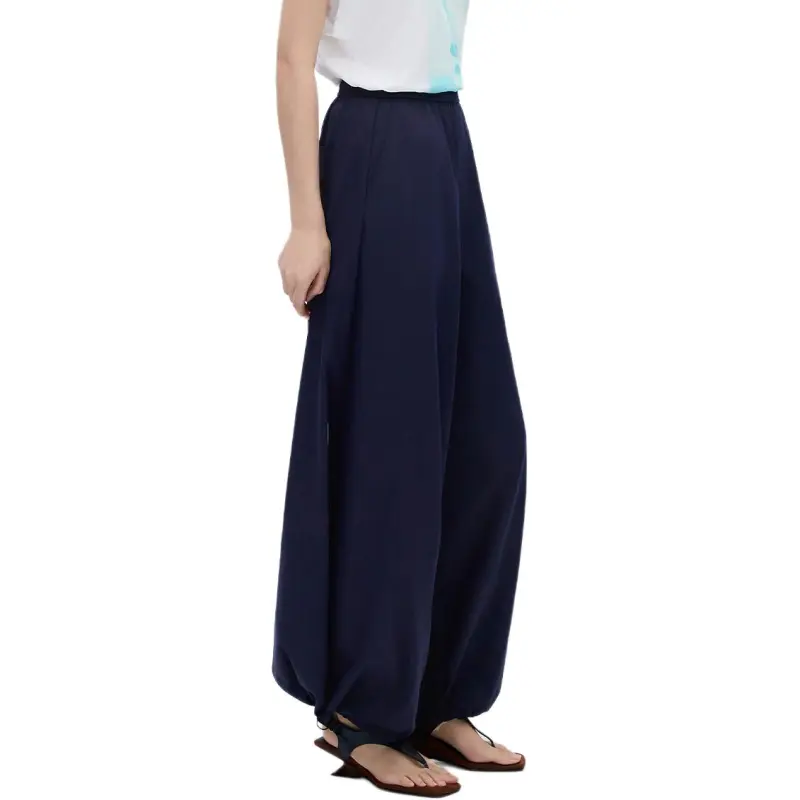 NAWEI Casual Pants Women's Navy Blue-2