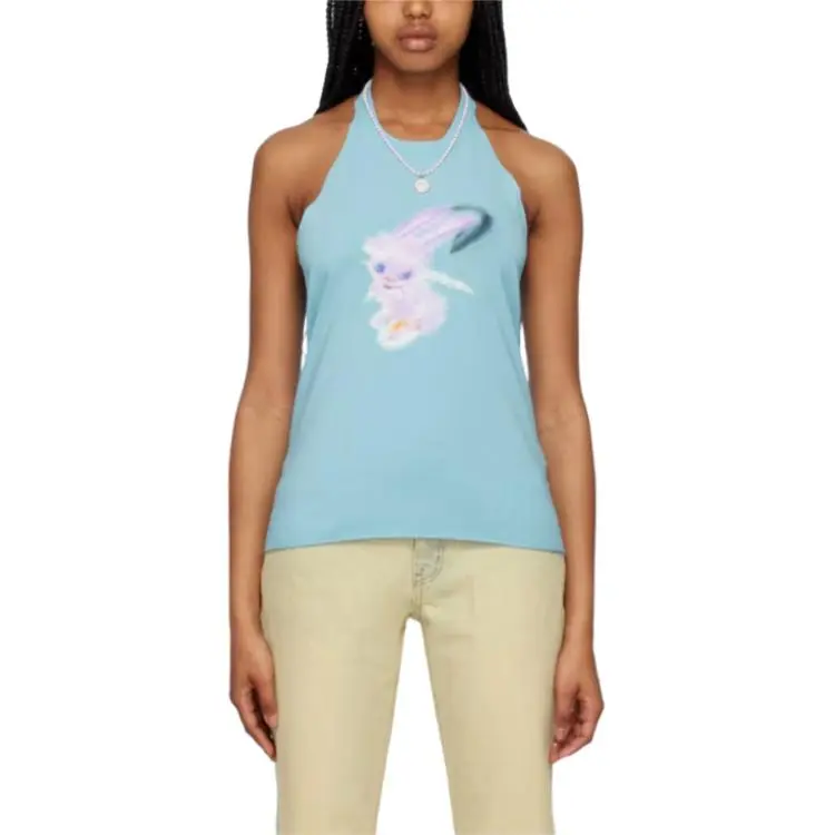 WE11DONE SS23 Tank Top Women's Sky Blue-2