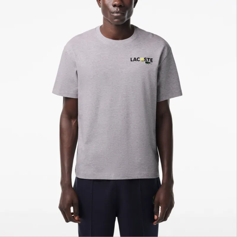 LACOSTE T Shirts Men Gray-2