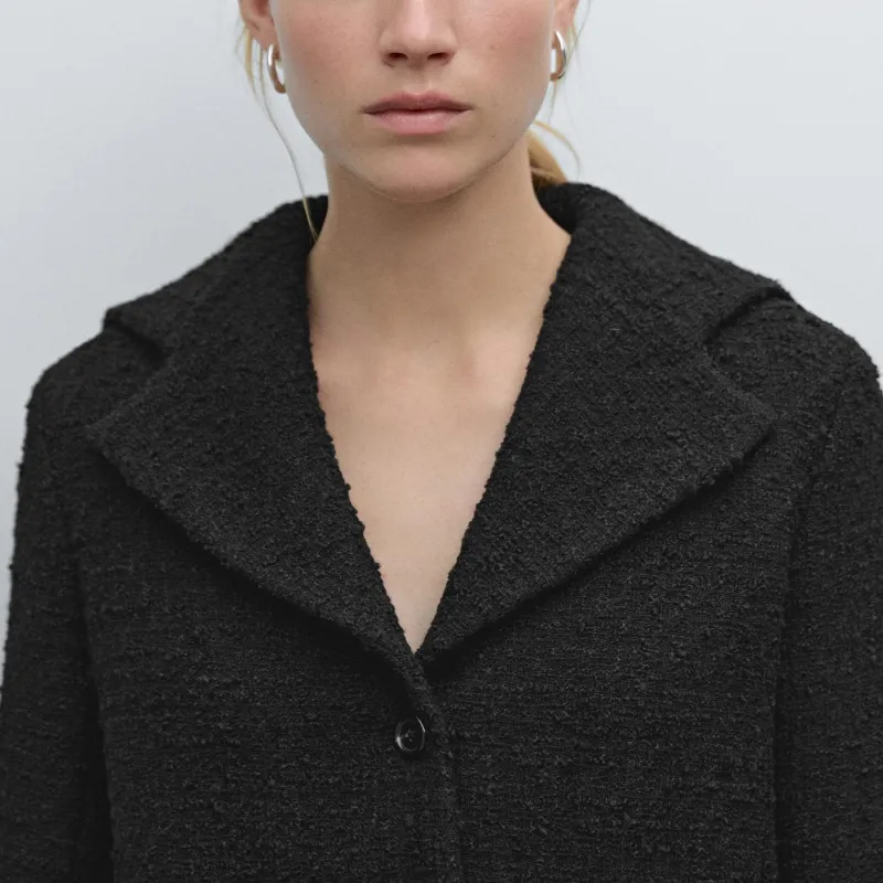 Massimo Dutti Jackets Coats Women's Black-3