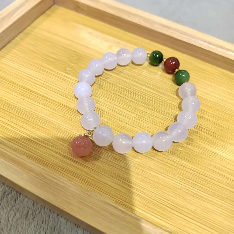 JUNWEN Chalcedony Bracelets Women's-2
