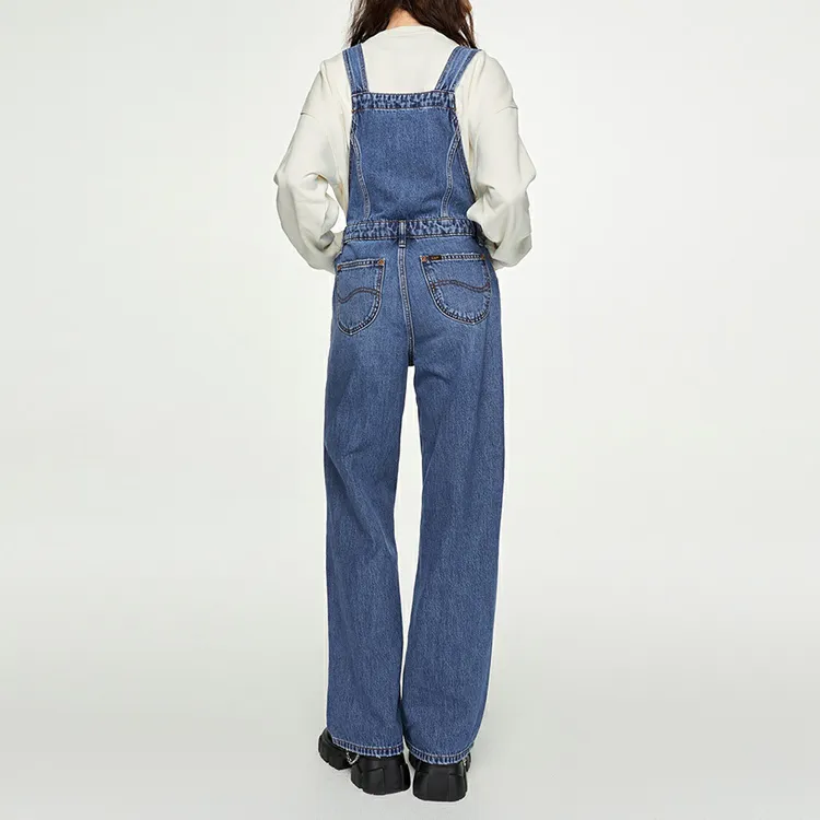 Lee Overalls Women's Medium Blue-3
