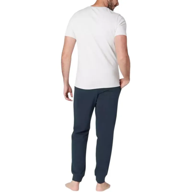 DECATHLON DOMYOS 100 Sports Pants Men's Blue Black-2