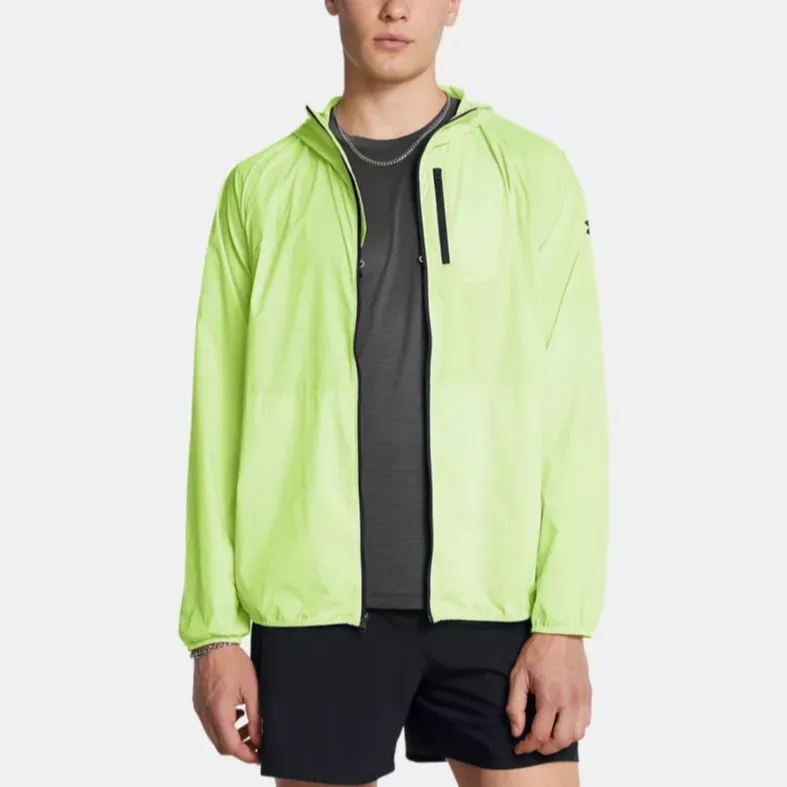Under Armour Trench Coat Men's Green Comes With Necklace-3