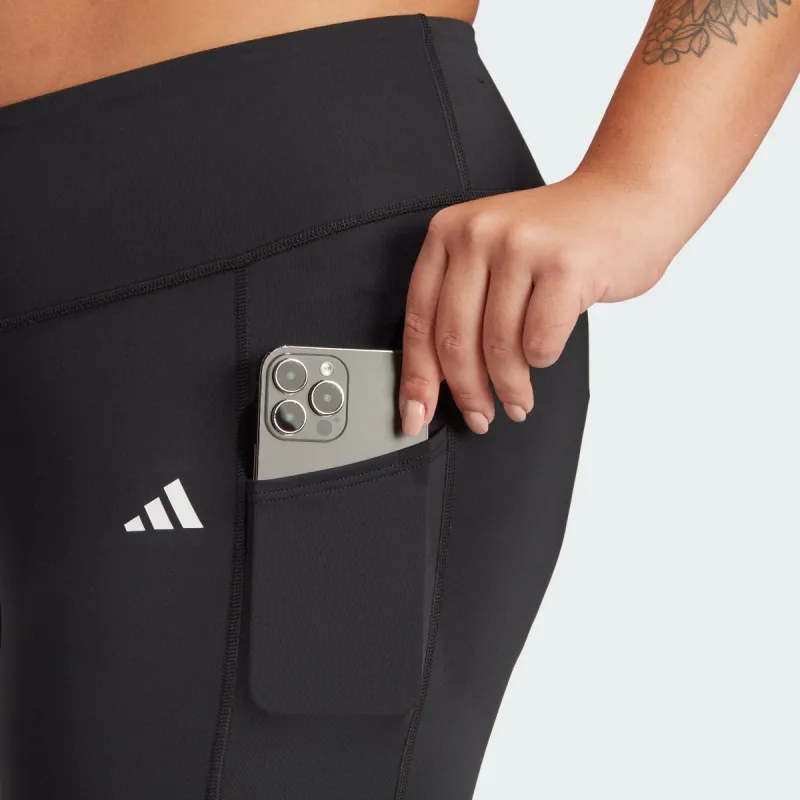 Adidas Free Shipping With AdiClub Optime Full Length Leggings Plus Size-3