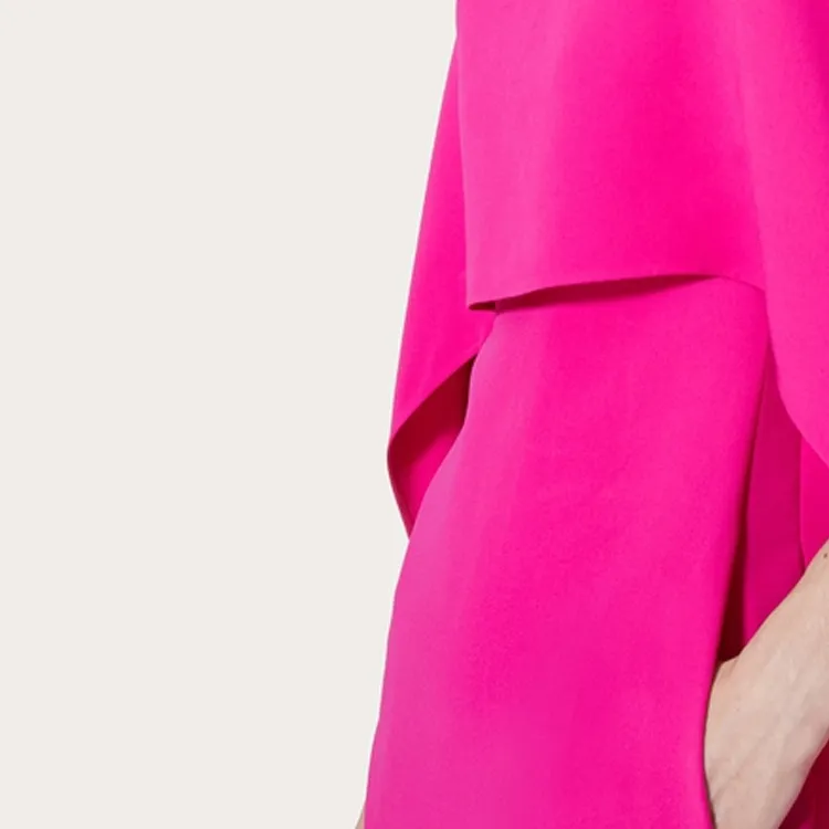 Valentino Long-Sleeved Dresses Women's Rose Red-4