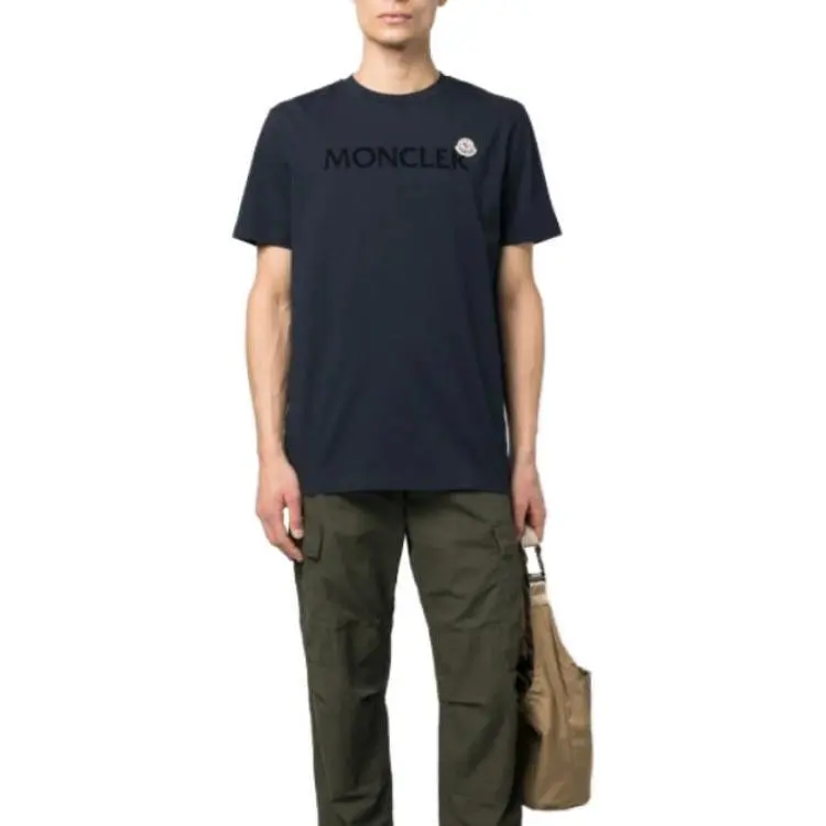 Moncler SS23 T Shirt Men's Blue-2