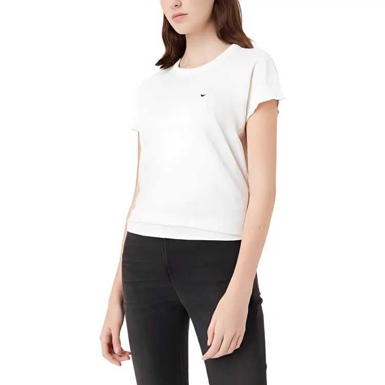 EMPORIO ARMANI Raglan Sleeve T Shirt Women's White-2