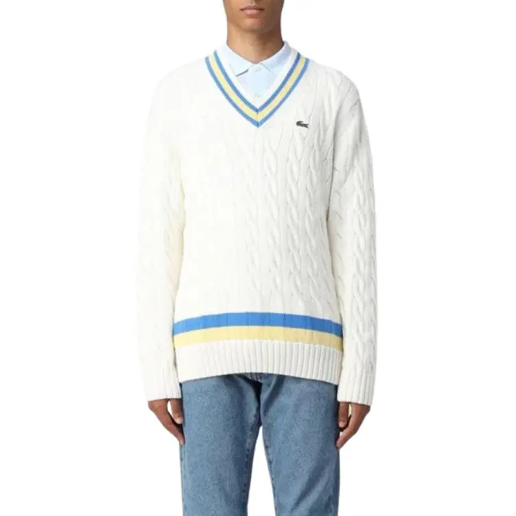 LACOSTE Sweaters Men White-3