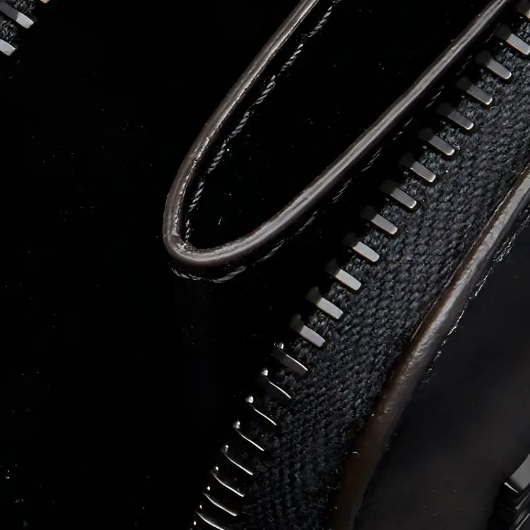 Moncler Calfskin Wallet Men's Black-3